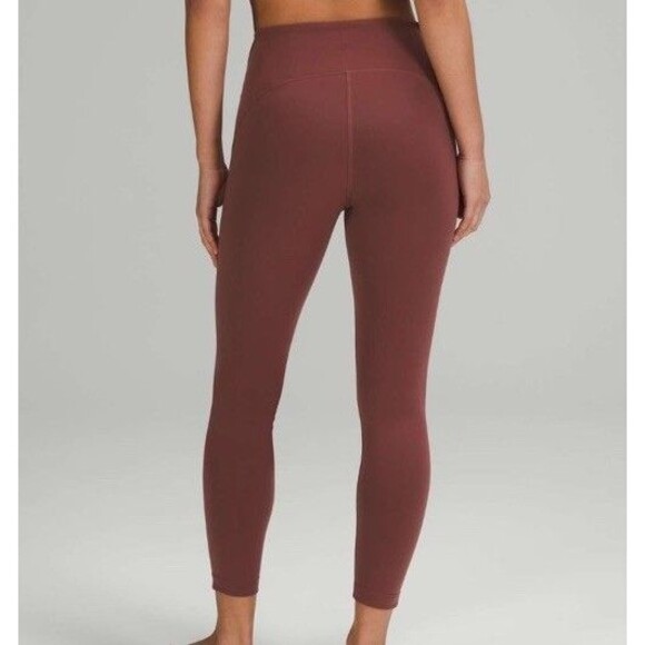 lululemon athletica Pants - Lululemon Size 12 Instill High-Rise Tight 25” Smoky Red